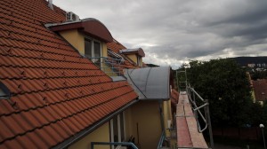 Montáž podbití střechy