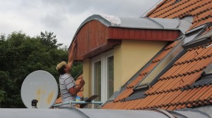 Montáž podbití střechy